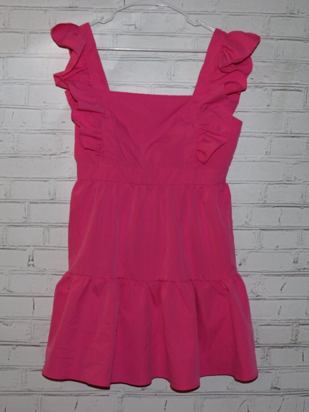 💗 SHEIN Ruffle‑Strap Pink Dress · Women’s L - Picture 1 of 4